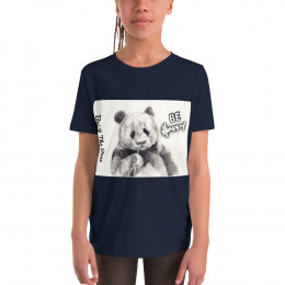 BTB "Panda" Be Happy Premium Youth Short Sleeve T-Shirt
