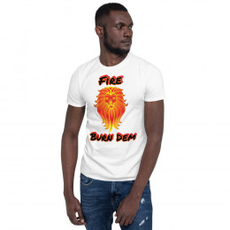 BTB "Undefeatable" Fire Burn Dem Short-Sleeve Unisex T-Shirt