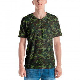 BTB "Hip Hop" Green Camo QR Code Men's T-shirt