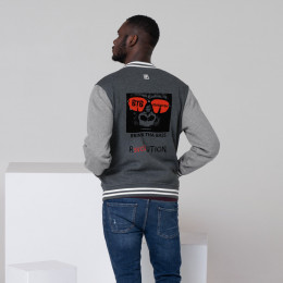 BTB "Hip Hop" Revolution QR Code II Men's Letterman Jacket