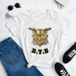 BTB "Wise Owl" Women's Premium short sleeve t-shirt
