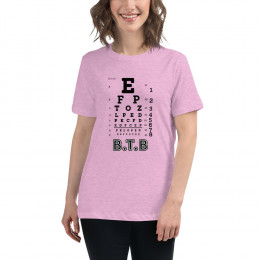BTB "Vision Check" Women's Relaxed T-Shirt